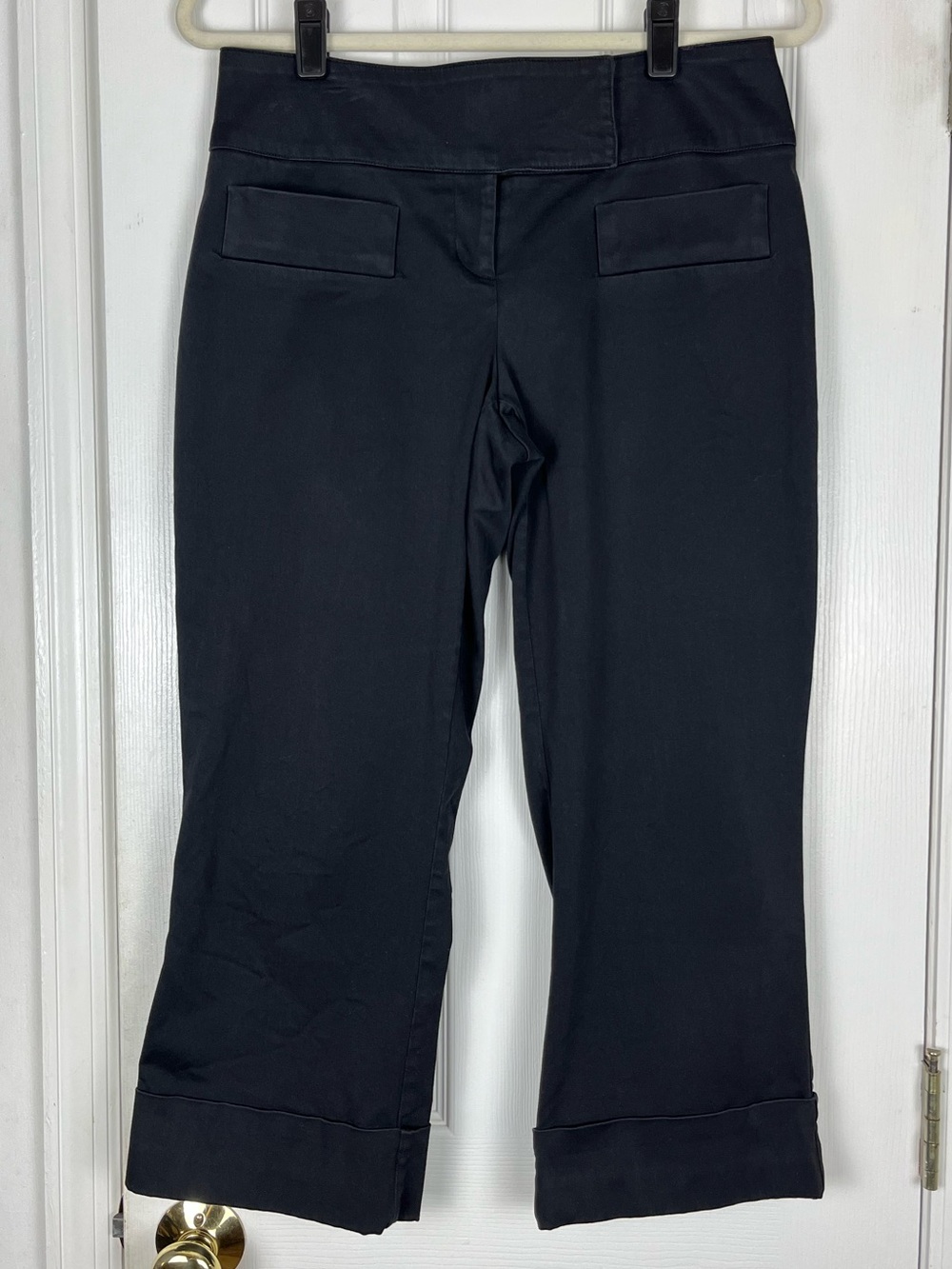 Cache Vintage Y2K Capri Crop Flare Pants Sz 8
